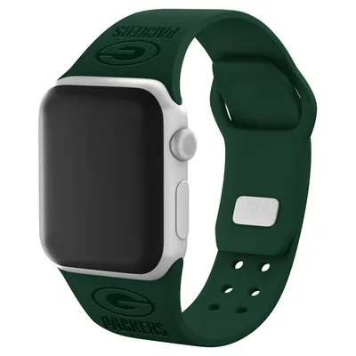 Green Bay Packers Debossed Silicone Apple Watch Band 