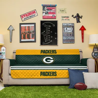 Green Bay Packers Sofa Protector - Green