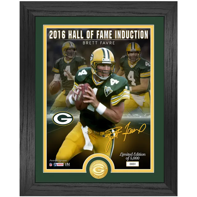 Brett Favre Green Bay Packers Highland Mint 12'' x 20'' Timeline Pano Photo  Mint