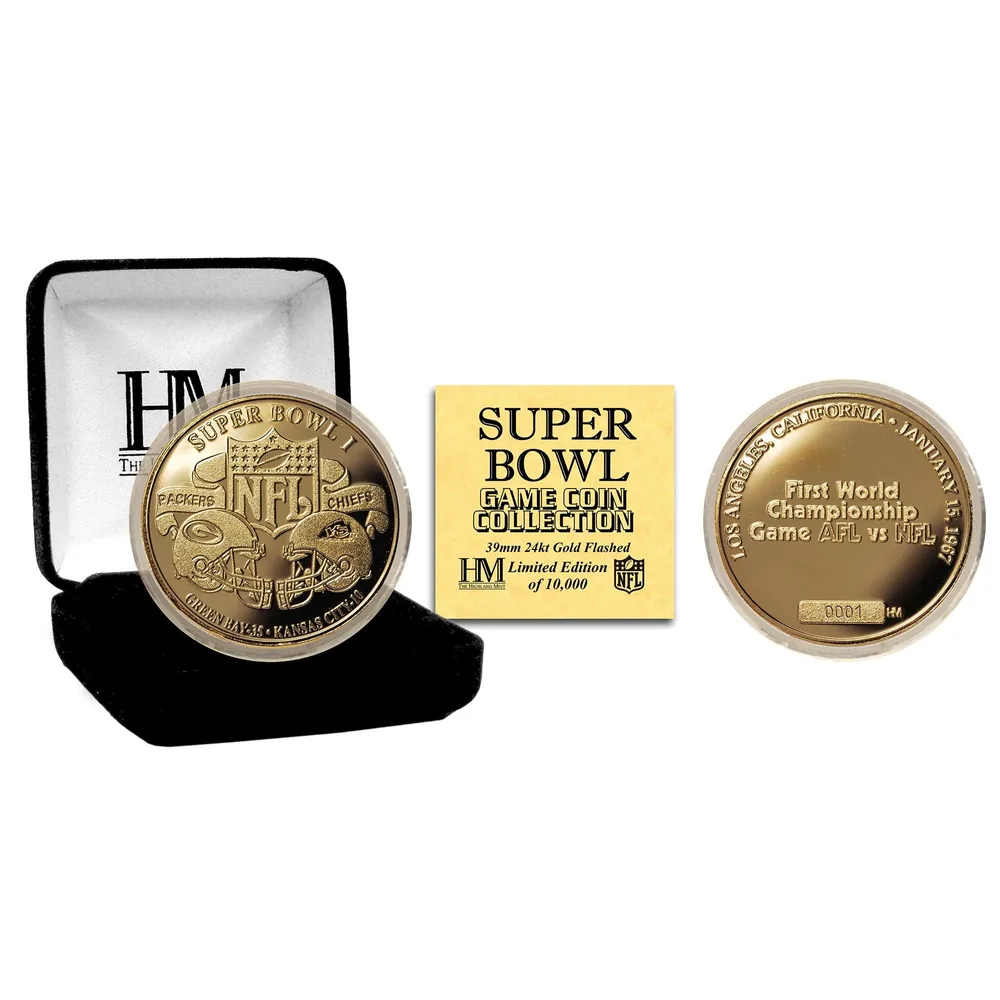 Green Bay Packers Super Bowl XLV Coin Acrylic Ticket at the Packers Pro Shop