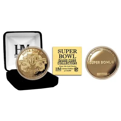 Green Bay Packers Highland Mint Super Bowl II Flip Coin