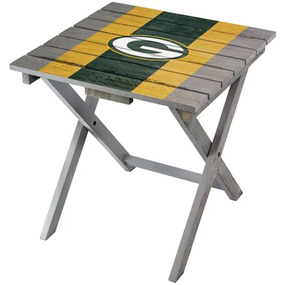 Green Bay Packers Imperial Folding Adirondack Table - Gray