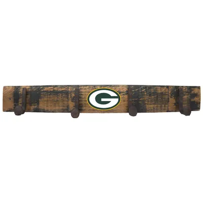 Green Bay Packers Imperial 5'' x 35'' Oak Barrel Coat Rack