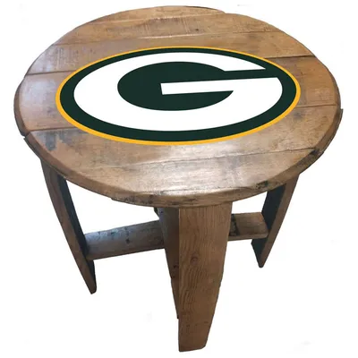 Green Bay Packers Imperial Oak Barrel Table