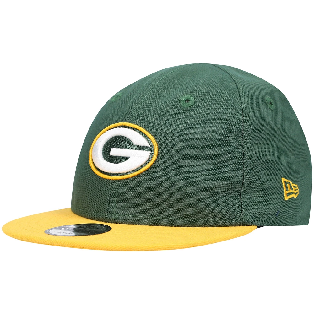 Casquette ajustable My 1st 9FIFTY New Era vert/doré Green Bay Packers pour bébé