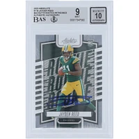 Jayden Reed Green Bay Packers Autographed 2023 Panini Absolute #118 Beckett Fanatics Witnessed Authenticated 9/10 Rookie Card 
