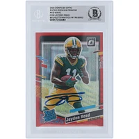 Jayden Reed Green Bay Packers Autographed 2023 Panini Donruss Optic Preview Red Wave #334 Beckett Fanatics Witnessed Authenticated Rookie Card 