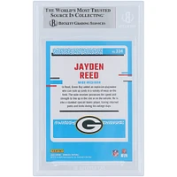 Jayden Reed Green Bay Packers Autographed 2023 Panini Donruss Rated Rookie #334 Beckett Fanatics Witnessed Authenticated Rookie Card 