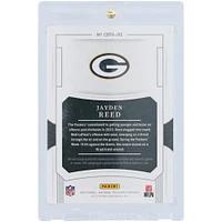 Jayden Reed Green Bay Packers Autographié 2023 Panini National Treasures Crossover Rookie Patch Autograph Laundry Tag Relic #CRPA-JRE #5/5 Rookie Card