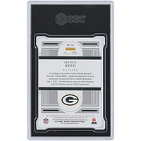 Jayden Reed Green Bay Packers Autographed 2023 Panini National Treasures Magenta Printing Plate NFL Shield RPA #14 #1/1 SGC Authenticated Auth/10 Rookie Card
