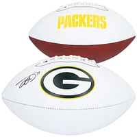 Jayden Reed Green Bay Packers Autographed Franklin White Panel Football