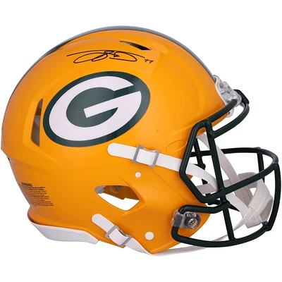 Jayden Reed Green Bay Packers Autographed Riddell Speed Authentic Helmet