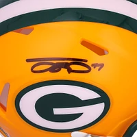Jayden Reed Green Bay Packers Autographed Riddell Speed Mini Helmet