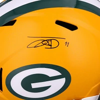 Jayden Reed Green Bay Packers Autographed Riddell Speed Replica Helmet