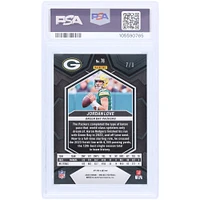 Jordan Love Green Bay Packers 2024 Panini Mosaic Black Gold Choice #78 #7/8 PSA Authenticated 10 Card