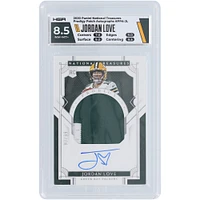 Carte de recrue authentifiée 8,5/10 Panini National Treasures Prodigy RPA #PPA-JL #90/99 HGA 2020 autographiée par Jordan Love des Packers de Green Bay