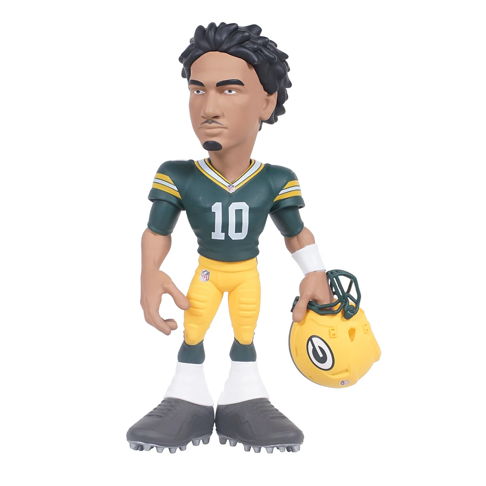 Figurine en vinyle 6" GameChanger de la série 5 des Packers de Green Bay de Jordan Love - Recherchez des variantes de couleurs unies rares