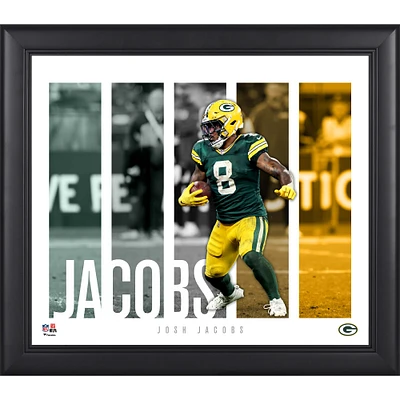 Josh Jacobs Green Bay Packers Framed 15" x 17" Player Panel Collage