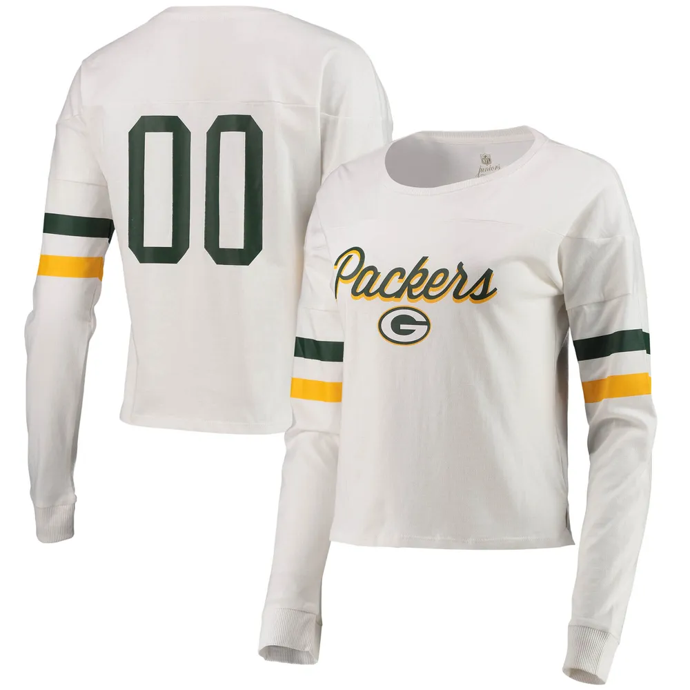 Starter Mens Green Bay Packers Graphic T-Shirt, White, Large