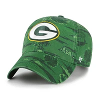 Men's '47  Green Green Bay Packers Fiji Clean Up Adjustable Hat