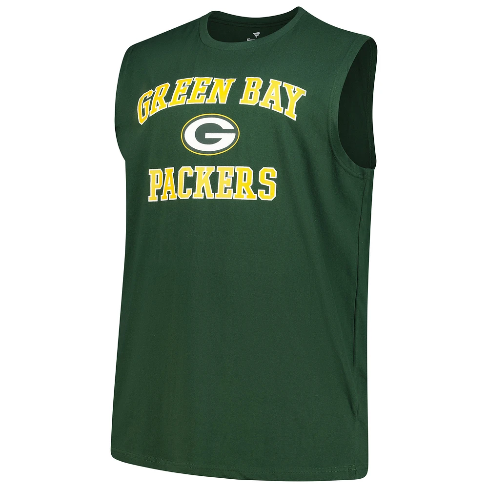 Men's Fanatics Jordan Love Green Bay Packers Big & Tall Muscle Tank Top