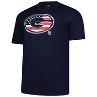 Men's Fanatics  Navy Green Bay Packers Big & Tall Americana T-Shirt