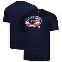 Men's Fanatics  Navy Green Bay Packers Big & Tall Americana T-Shirt