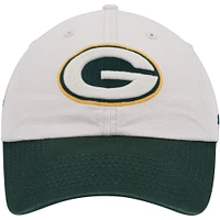 Casquette ajustable Sidestep Clean Up '47 pour hommes, crème/vert Green Bay Packers