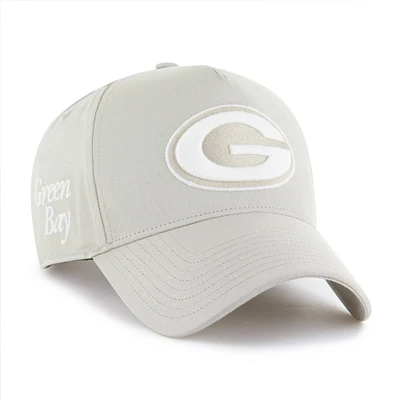 Men's '47 Cream Green Bay Packers Foundation Offside Adjustable Hat