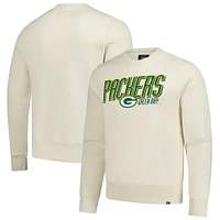 Sweat-shirt à capuche pour homme '47 Cream Green Bay Packers Locked Headline