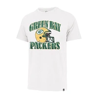 Men's '47 Cream Green Bay Packers Overrun Franklin Throwback T-Shirt