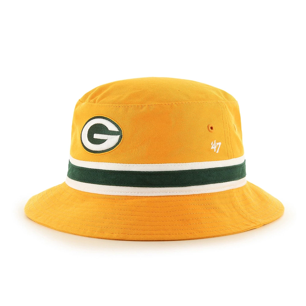 Chapeau rayé '47 Gold Green Bay Packers pour hommes