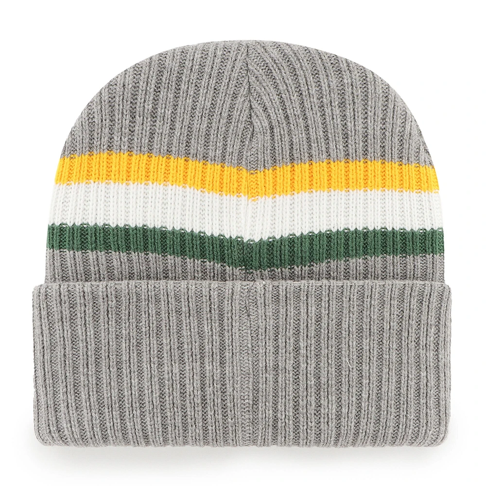 Bonnet en tricot gris à revers Green Bay Packers '47 pour hommes