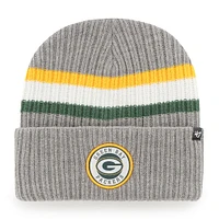 Bonnet en tricot gris à revers Green Bay Packers '47 pour hommes