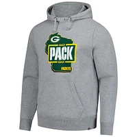 Men's '47  Gray Green Bay Packers Regional Headline Pullover Hoodie