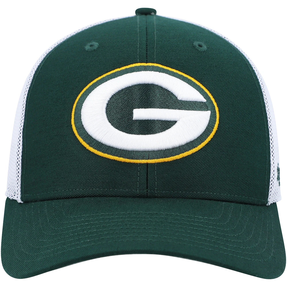 Casquette '47 verte/blanche Green Bay Packers Trophy Trucker Flex pour homme