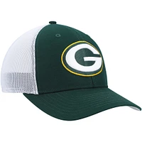 Casquette '47 verte/blanche Green Bay Packers Trophy Trucker Flex pour homme