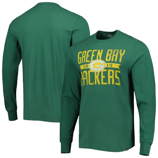 Men's '47 Green Green Bay Packers Rocker Vintage Tubular T-Shirt