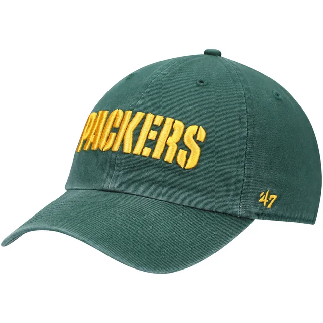 '47 Camo Green Bay Packers Woodland Clean Up Adjustable Hat