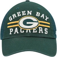 Casquette '47 Green Green Bay Packers Highpoint Trucker Clean Up Snapback pour homme