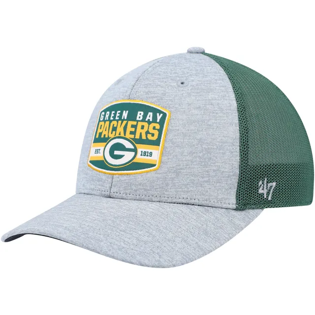 Lids Green Bay Packers '47 Motivator Flex Hat - Heathered Gray/Green