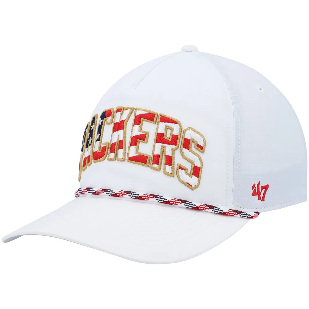 Lids Green Bay Packers '47 Hitch Stars and Stripes Trucker Adjustable Hat -  White