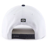 Casquette ajustable patriotique à revers pour homme, modèle 1947, blanc, des Packers de Green Bay