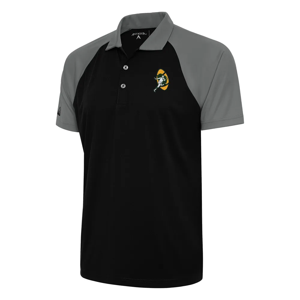 Men's Antigua Steel Green Bay Packers Esteem Polo