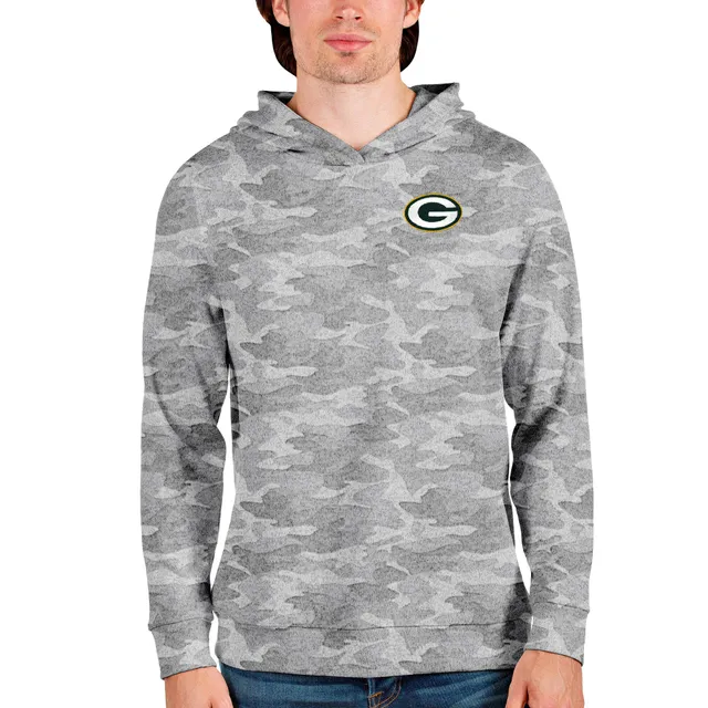 Green Bay Packers The Wild Collective Camo Pullover Hoodie - Black