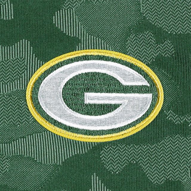 Sweat-shirt à fermeture éclair quart de tour Brigade des Packers Green Bay pour homme, vert Antigua