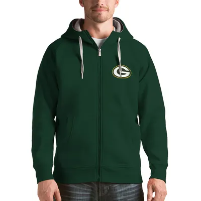 Men's Nike Green/Gold Green Bay Packers Sideline Player Quarter-Zip Hoodie Size: Medium