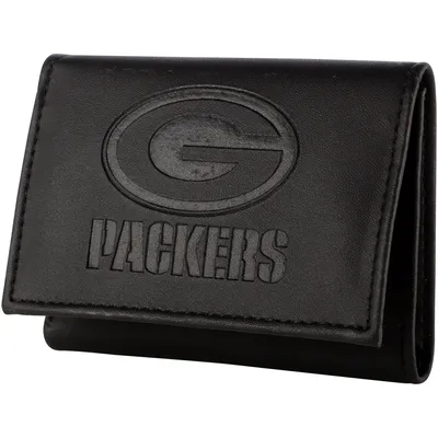 Green Bay Packers Hybrid Tri-Fold Wallet - Black