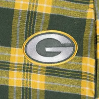 Men's Concepts Sport Green/Black Green Bay Packers Big & Tall Flannel Sleep Set