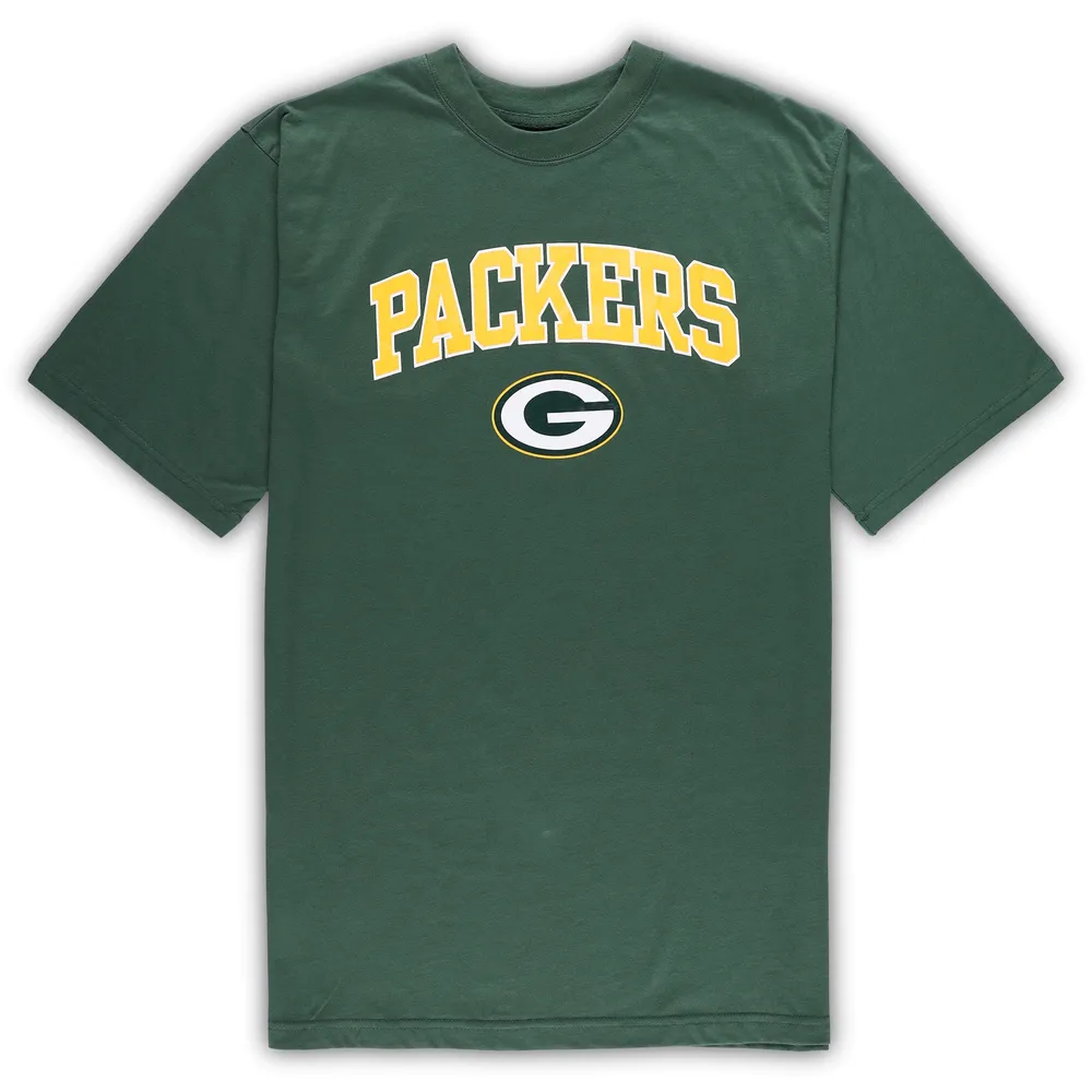 Ensemble de nuit pour homme Concepts Sport vert/gris chiné Green Bay Packers Big & Tall T-shirt et pantalon